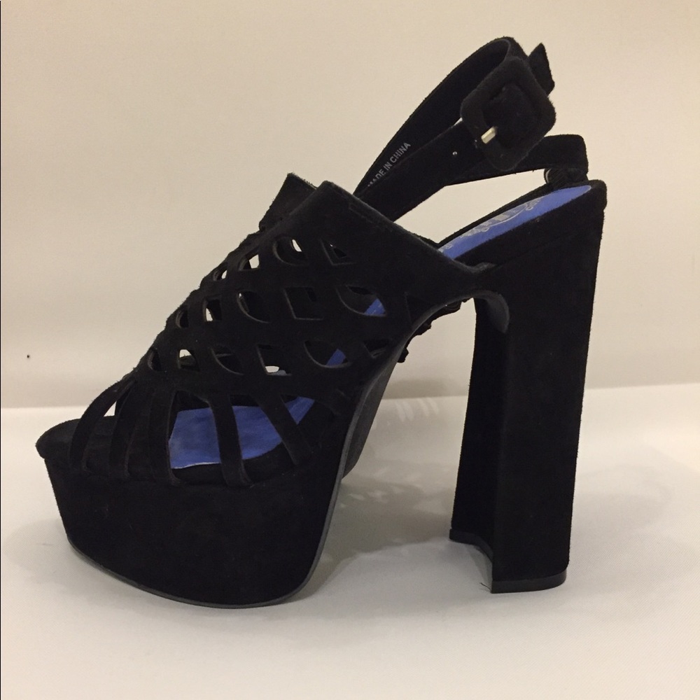 Jeffrey Campbell Black Peiwei wedge